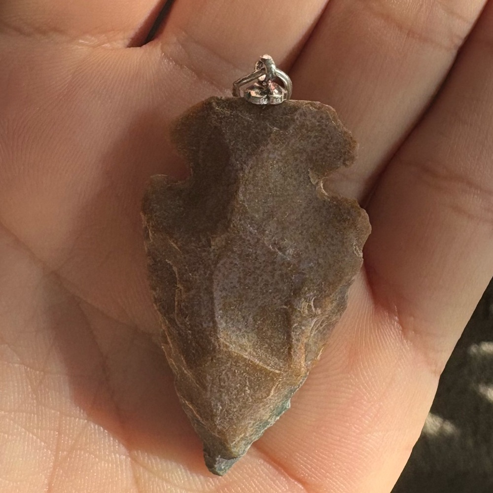 Chert Arrowhead Pendant